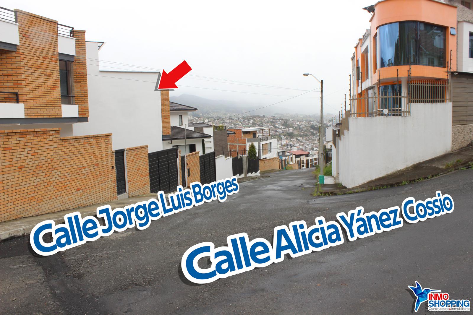 Casa en el sector Colinas de Pucará - Calle Jorge Luis entre Alicia Yánez y Mario Benedetti