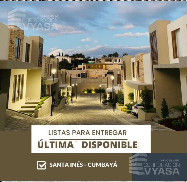 Santa Inés - Cumbayá, por estrenar hermosa casa de venta 250m2
